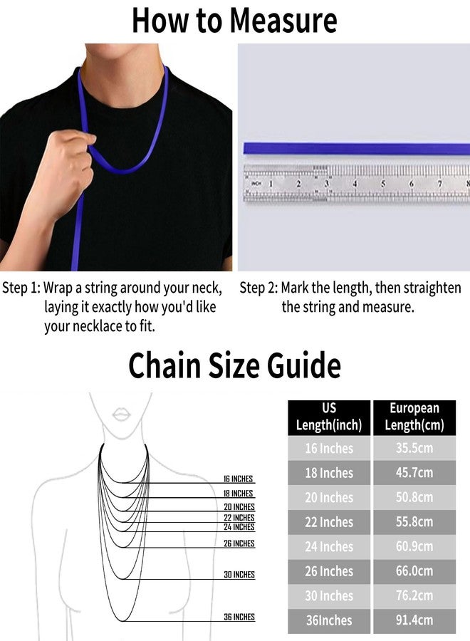 ASHINE Silver Chain for Men Silver Chain Necklace for Women Valentine Sterling Silver Necklace Chain for Jewelry Making Men (1mm Box Chain Spring Ring Clasp 21 Inches) - Image 3